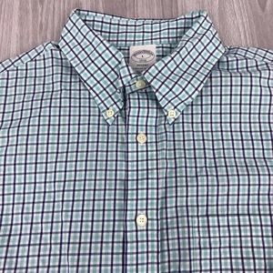 Brooks‎ Brothers REGENT Men's Button Front Shirt Size: LARGE Long Sleeve